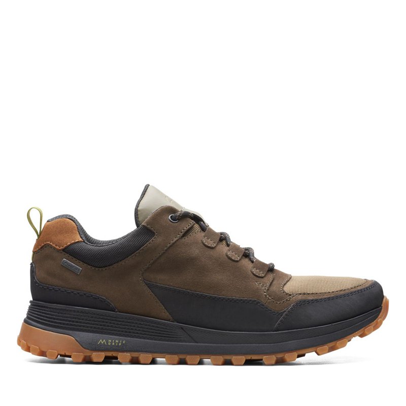 Clarks ATL Trek Lo GORE-TEX Sneakers DunkelOlivgrün | 66589898