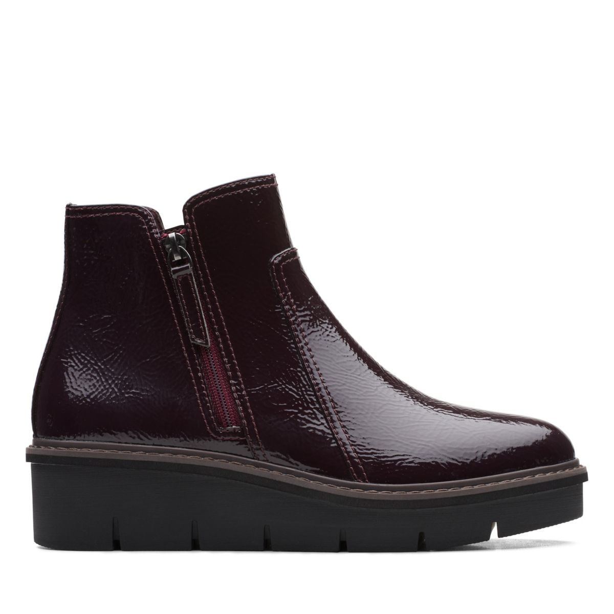 Clarks Airabell Rits Stiefeletten Bordeaux | 66220913