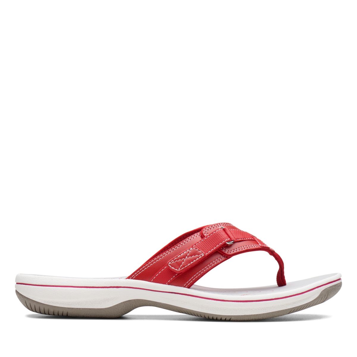 Clarks BREEZE SEA Flip Flops Rot | 9701682