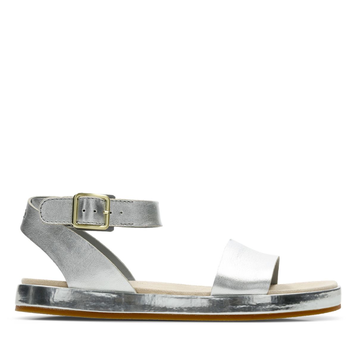 Clarks Botanic Ivy Sandalen Silber | 36688185
