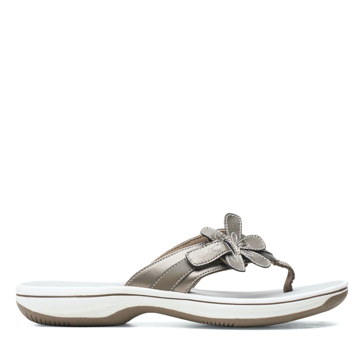Clarks Brinkley Flora Flip Flops Gold | 66612274