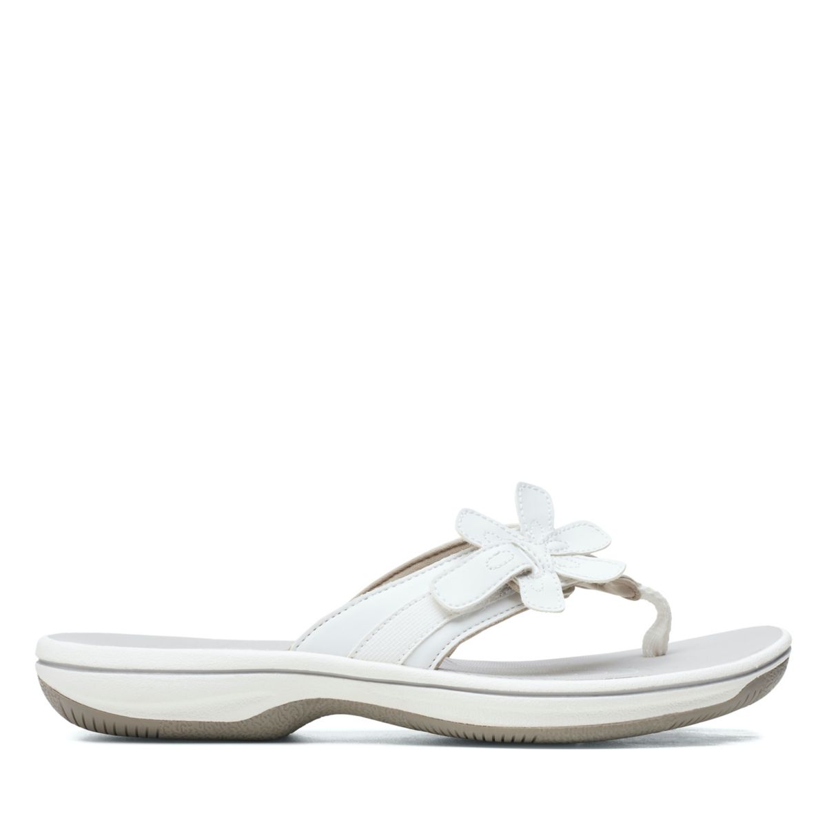 Clarks Brinkley Flora Flip Flops Weiß | 66895221