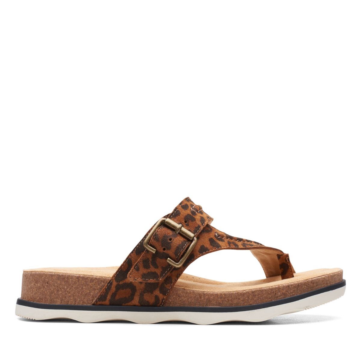 Clarks Brynn Madi Flip Flops Leopard | 24208044