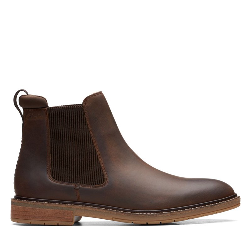 Clarks Clarkdale Hall Chelsea Stiefel Braun | 88624139
