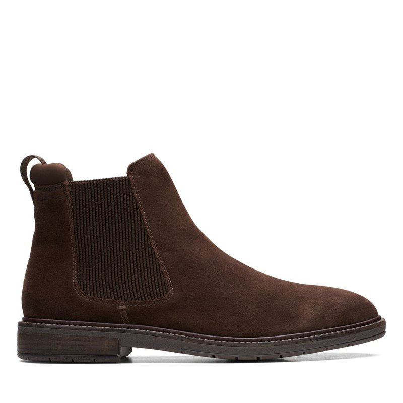 Clarks Clarkdale Hall Chelsea Stiefel DunkelBraun | 48936643