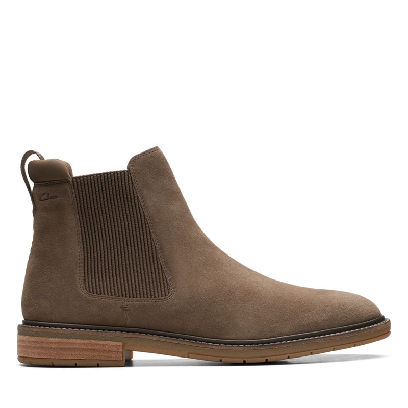 Clarks Clarkdale Hall Chelsea Stiefel Grau | 46475110