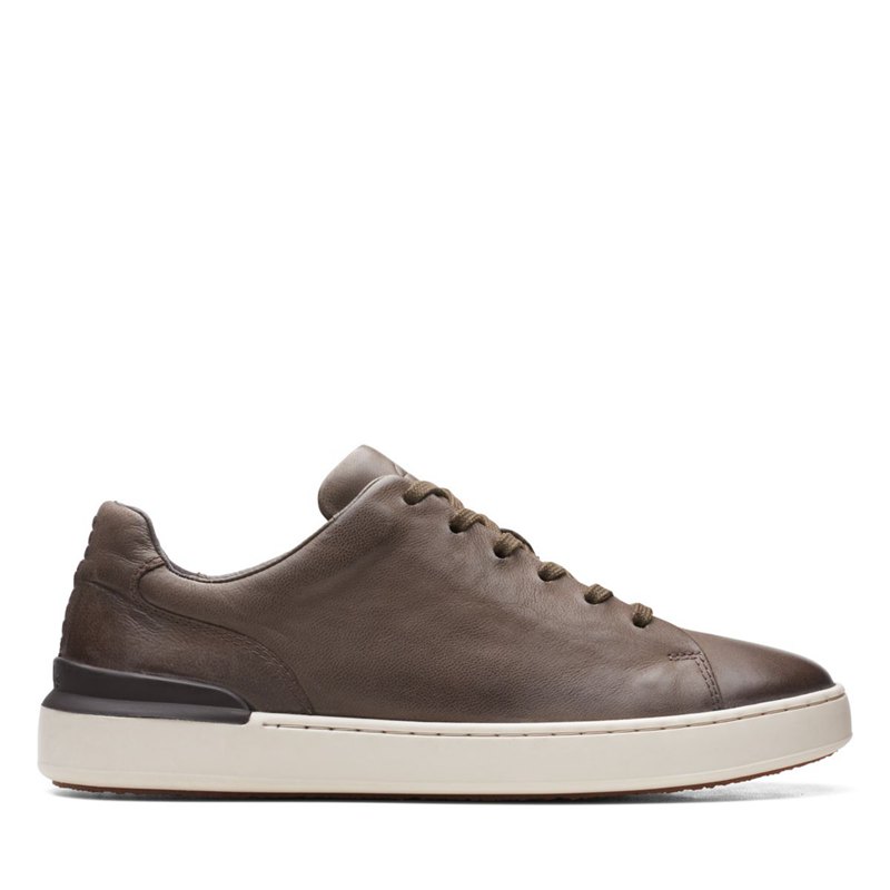 Clarks Court Lite Spitze Sneakers Grau | 76407547