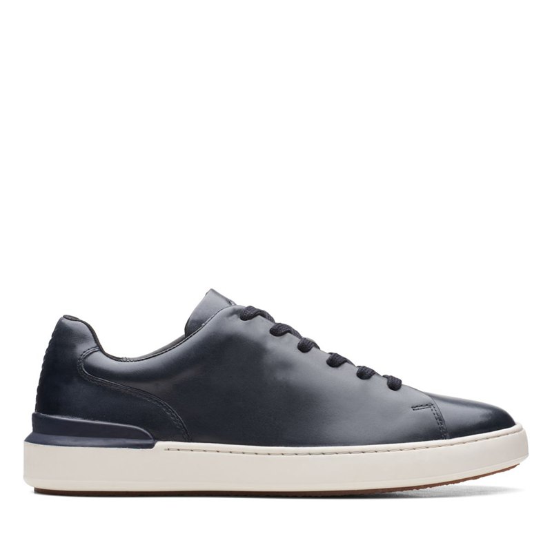 Clarks Court Lite Spitze Sneakers Navy | 60724542