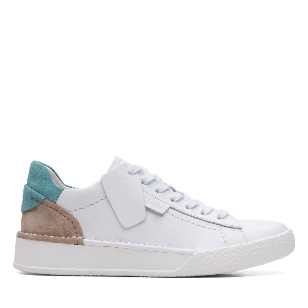 Clarks Craft Cup Spitze Sneakers Weiß | 52035088