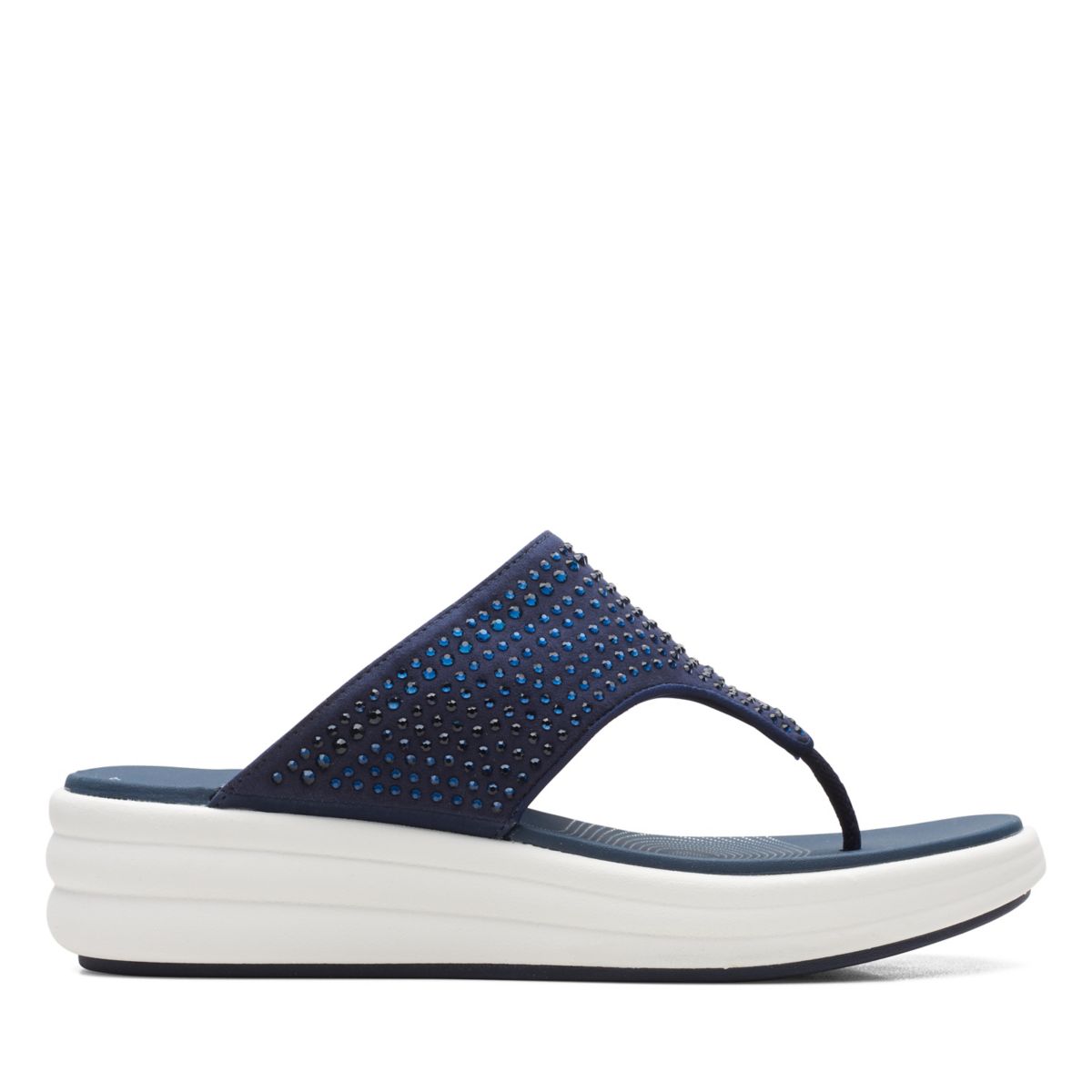 Clarks Drift Jaunt Flip Flops Navy | 50220837