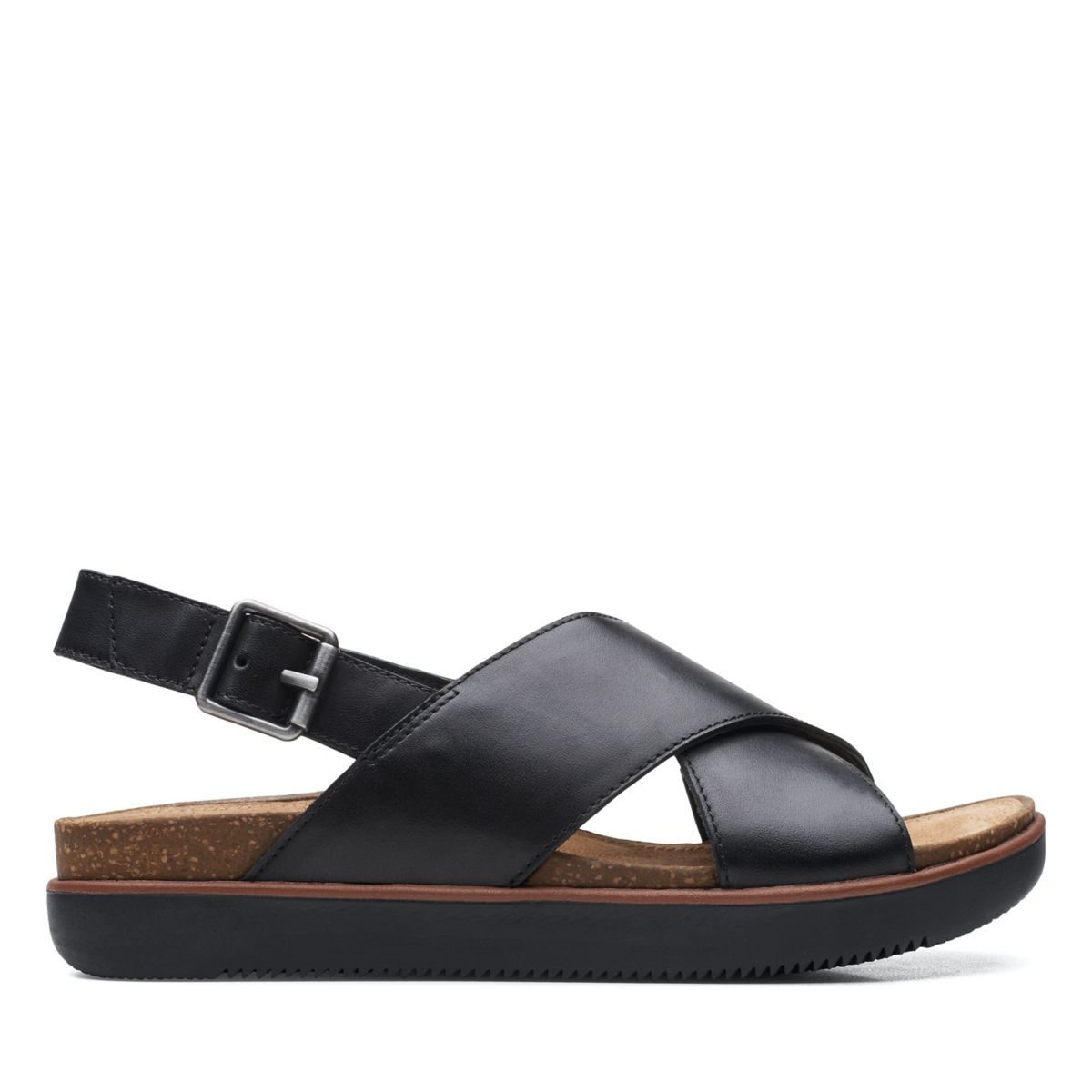 Clarks Elayne Cross Sandalen Schwarz | 76059124