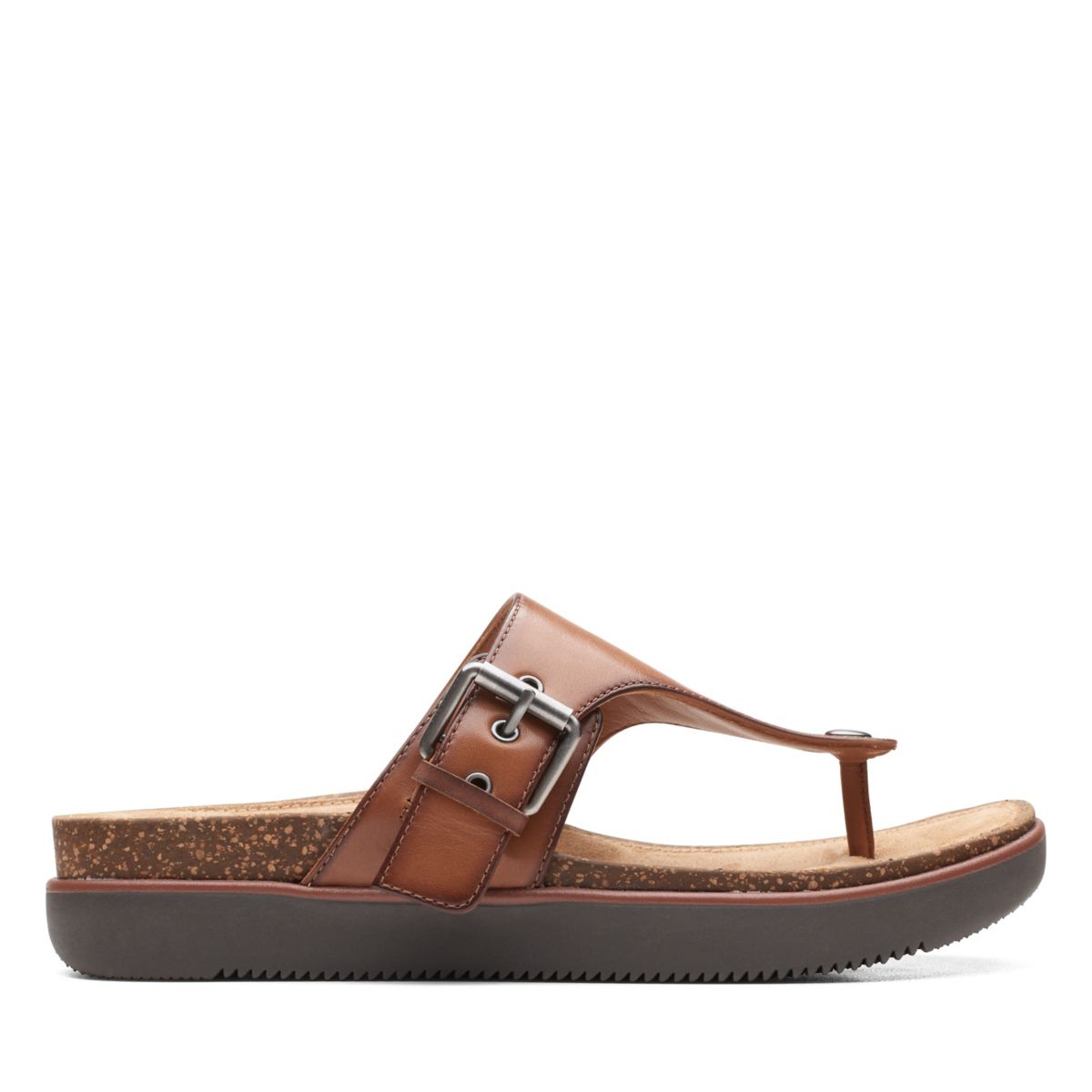 Clarks Elayne Step Flip Flops DunkelBraun | 30191883