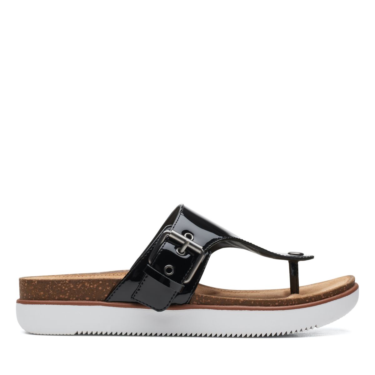 Clarks Elayne Step Flip Flops Schwarz | 16601606