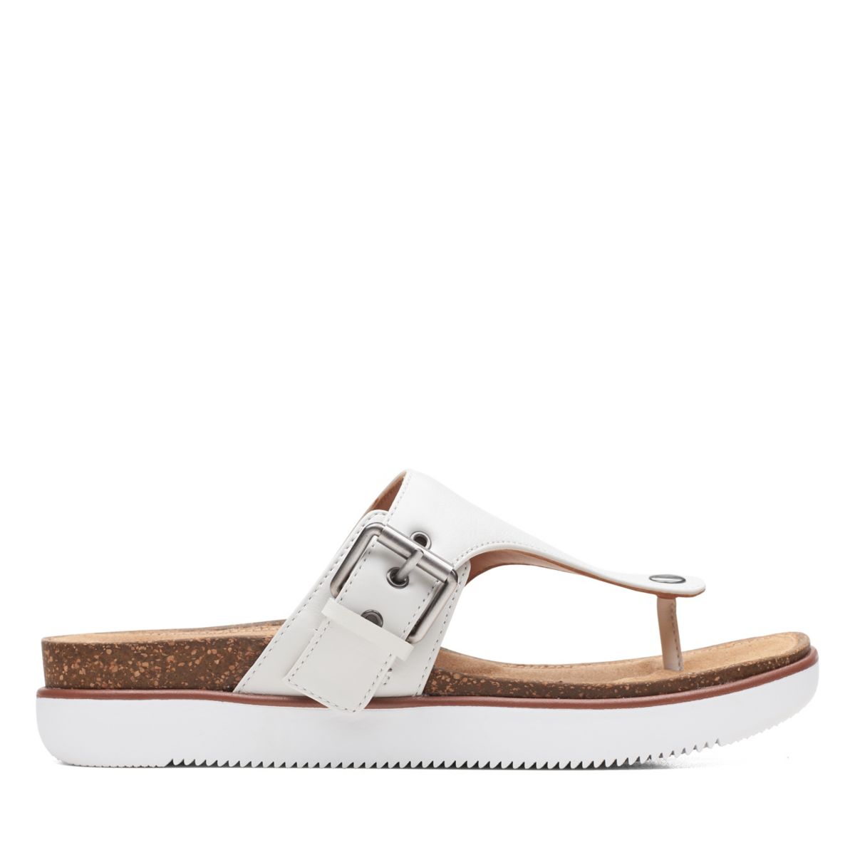 Clarks Elayne Step Flip Flops Weiß | 58663858