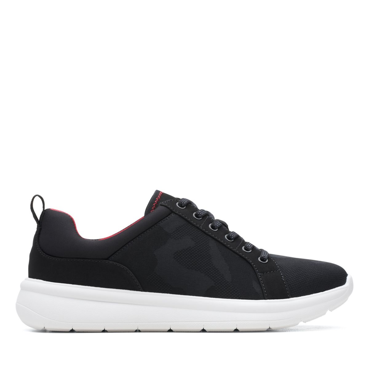 Clarks Ezera Spitze Sneakers Schwarz | 103494