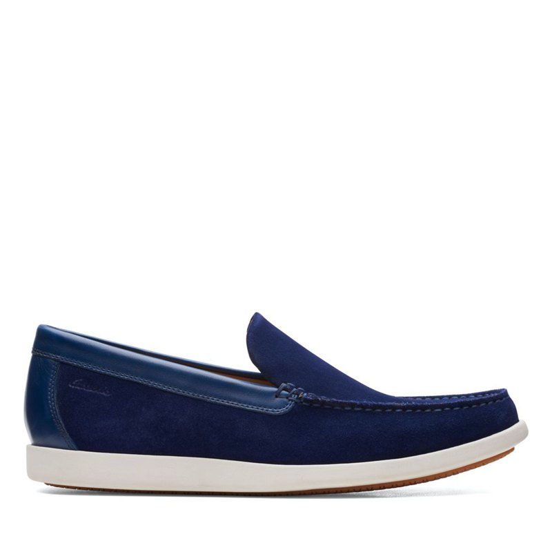 Clarks Ferius Creek Loafers Navy | 1717874