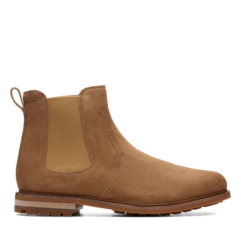 Clarks Foxwell Top Chelsea Stiefel Braun | 5016324
