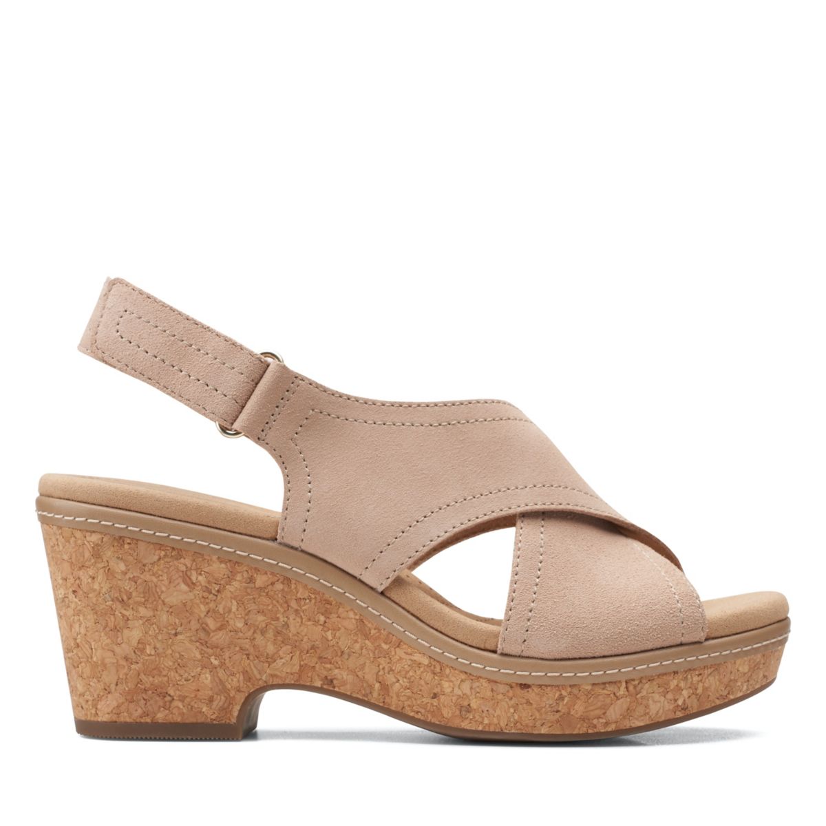 Clarks Giselle Cove Keilabsatz Sandalen Braun | 97723697