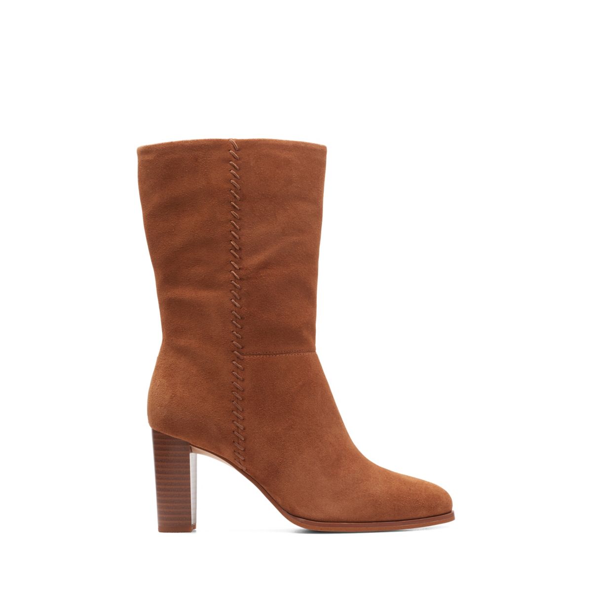 Clarks Karamo Mid High Heel Stiefel DunkelBraun | 76449381