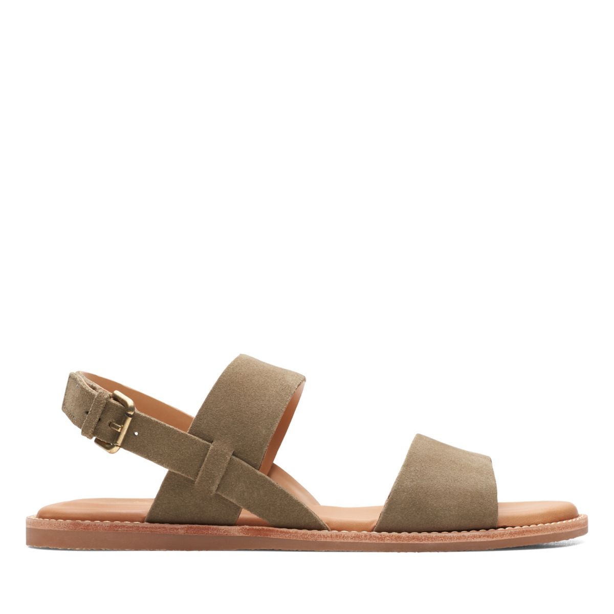 Clarks Karsea Riemen Sandalen Olivgrün | 19482333