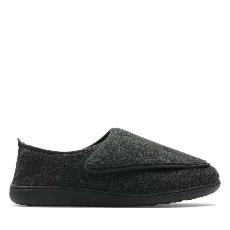Clarks King Riptape Slip On DunkelGrau | 76638280