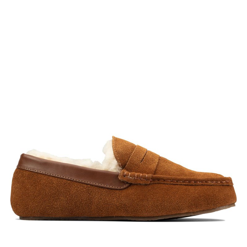Clarks Kite Warm Slip On DunkelBraun | 62018257
