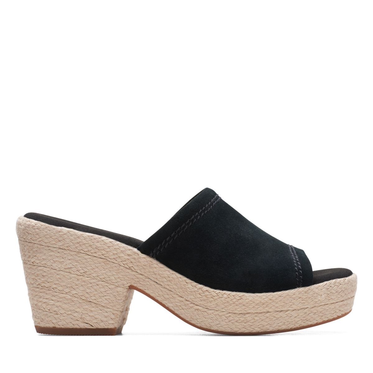 Clarks Maritsa 70 Keilabsatz Sandalen Schwarz | 89050300