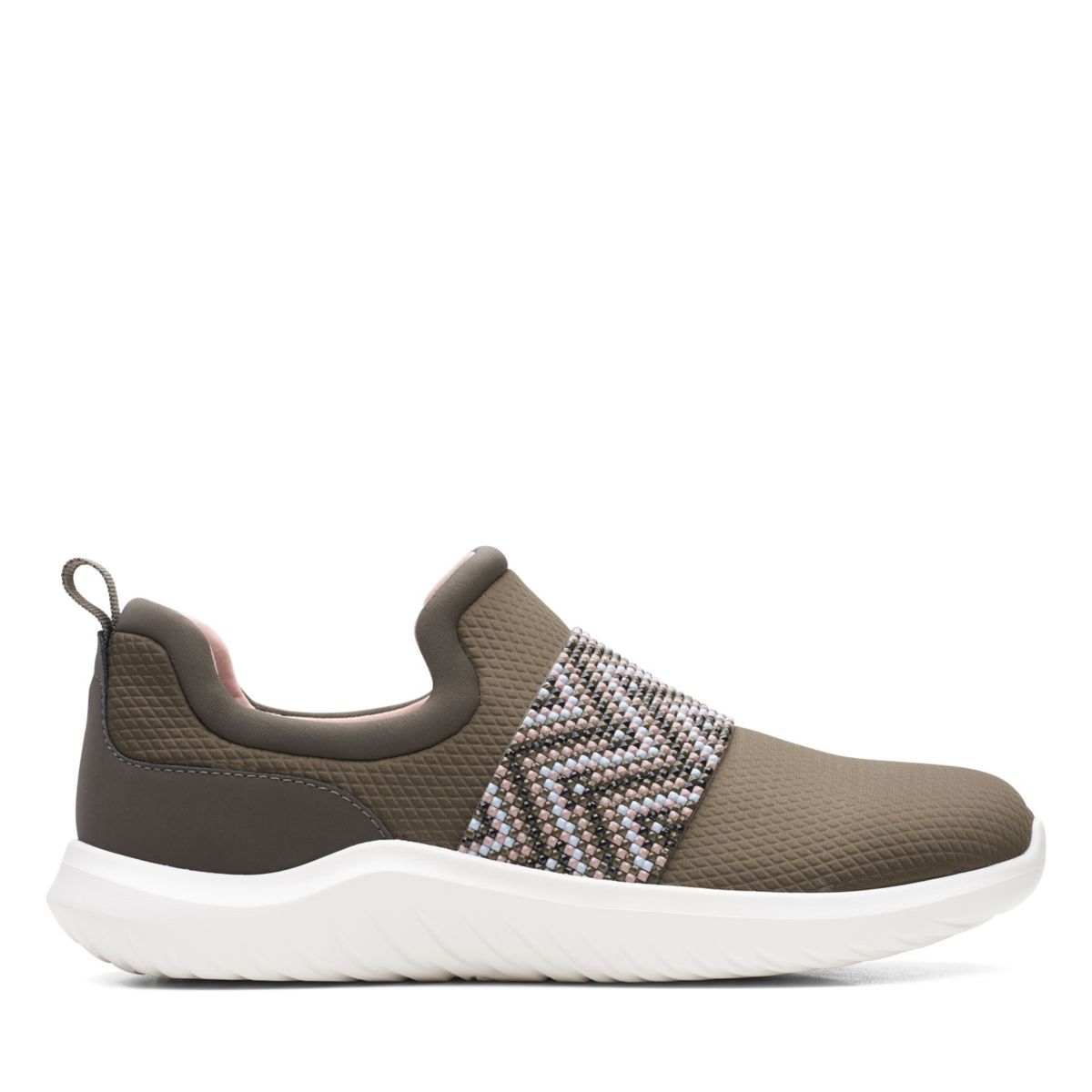 Clarks Nova Way Slip On DunkelOlivgrün | 52845883
