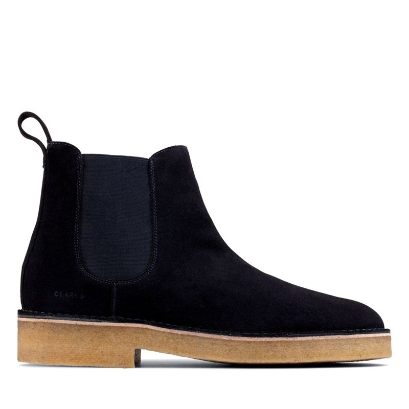Clarks Original Chelsea Stiefel Navy | 13731523