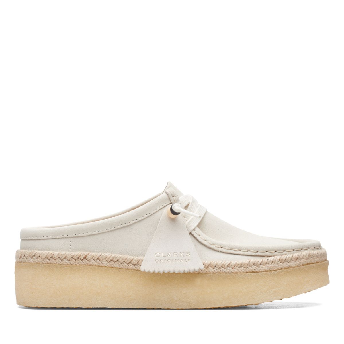 Clarks Original Cup Lo Wallabee Weiß | 743791