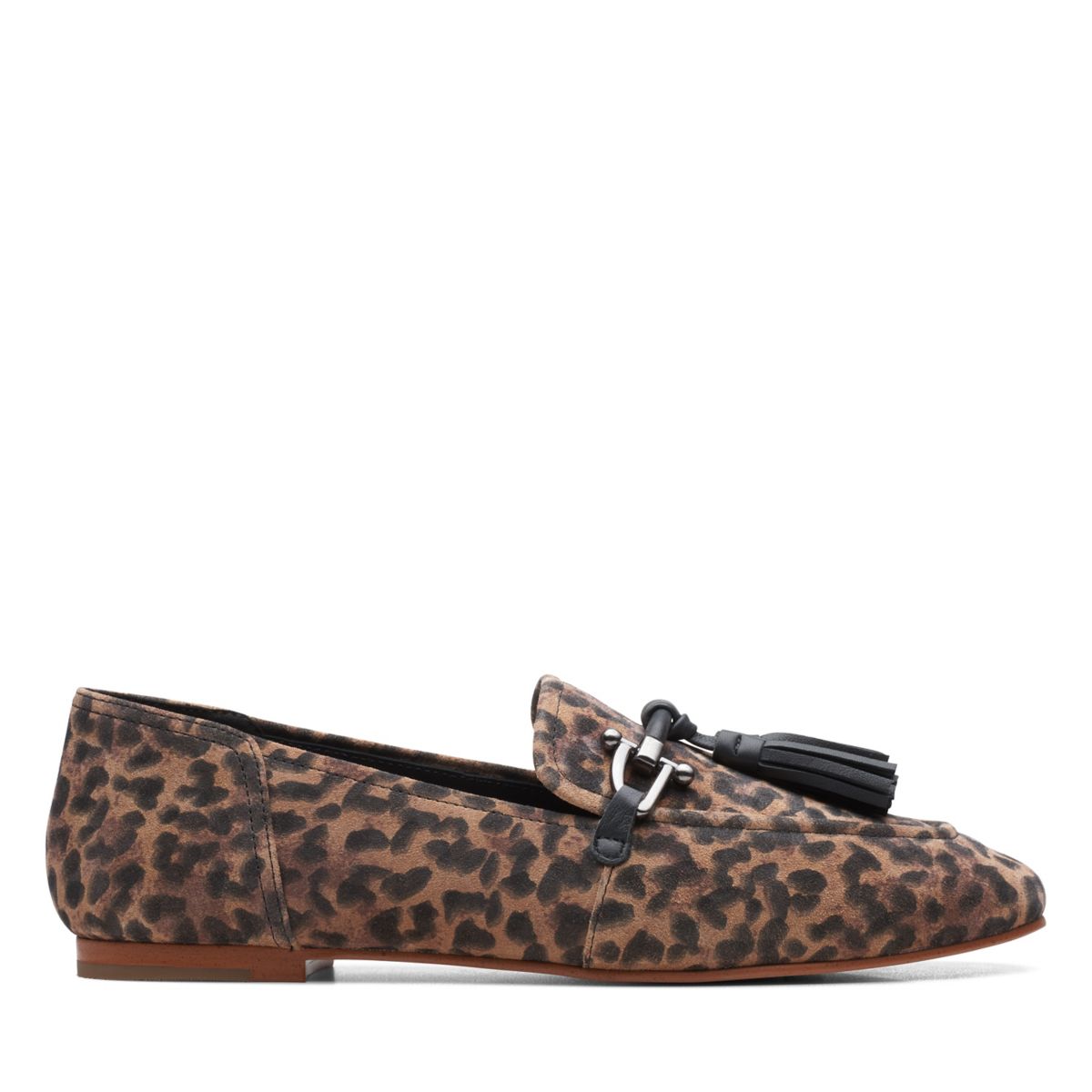 Clarks Pure 2 Tassel Ballerinas Leopard | 97291185