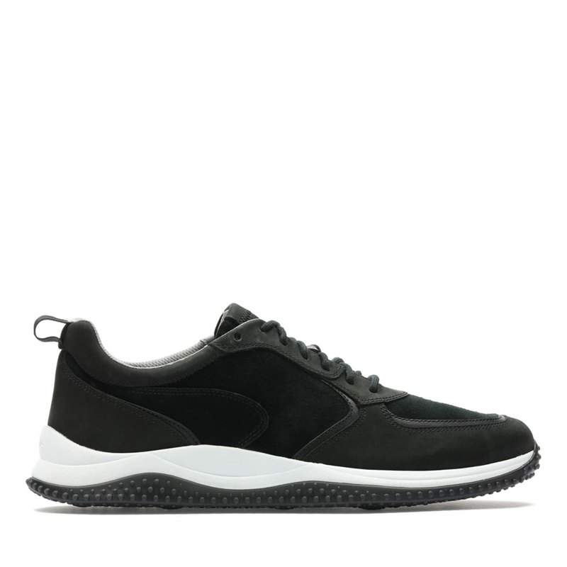 Clarks Puxton Run Sneakers Schwarz | 51804114