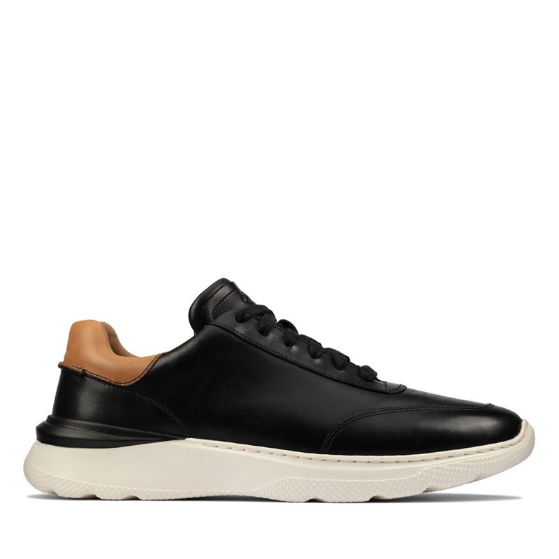Clarks Sprint Lite Spitze Sneakers Schwarz | 85807779