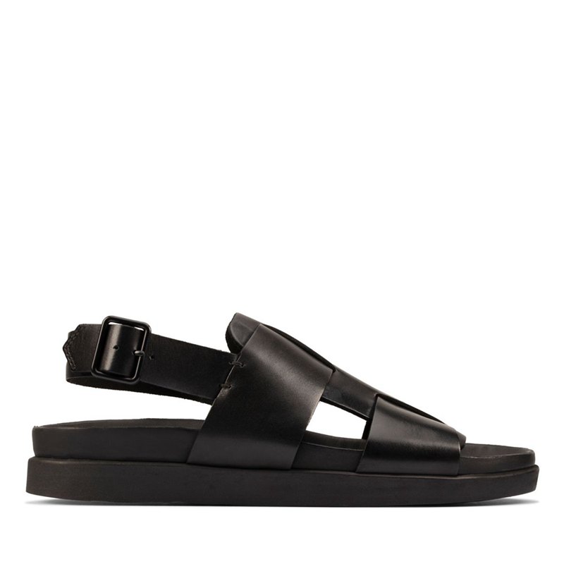 Clarks Sunder Riemen Sandalen Schwarz | 38361949