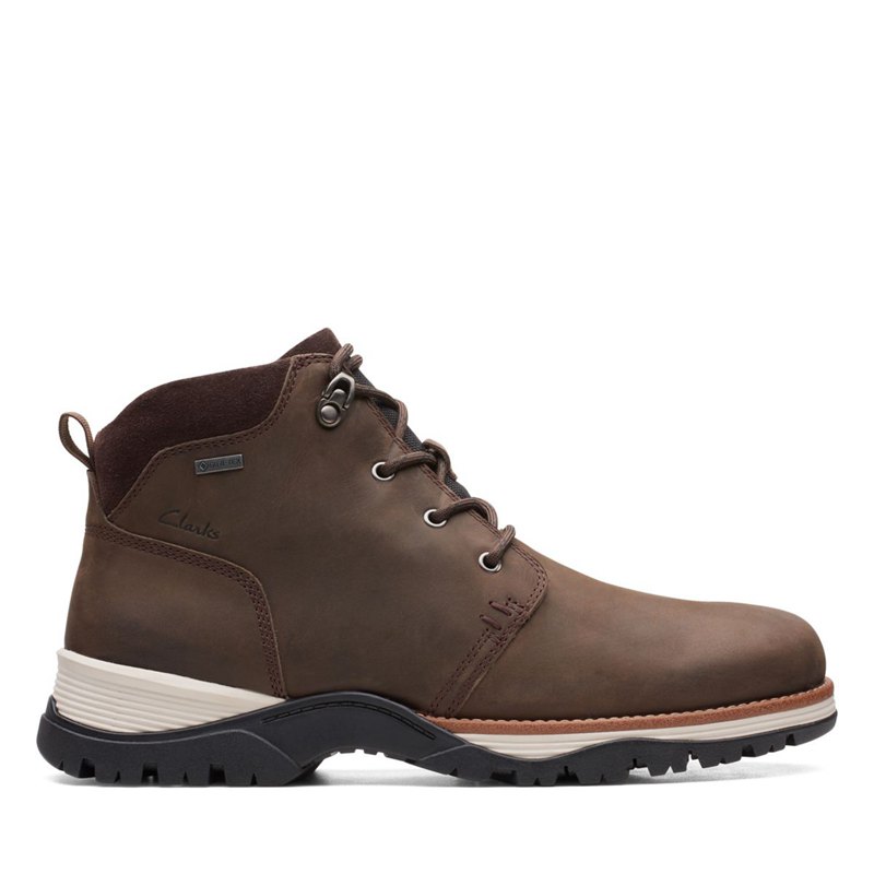 Clarks Topton Mid GORE-TEX Stiefeletten DunkelBraun | 10313222