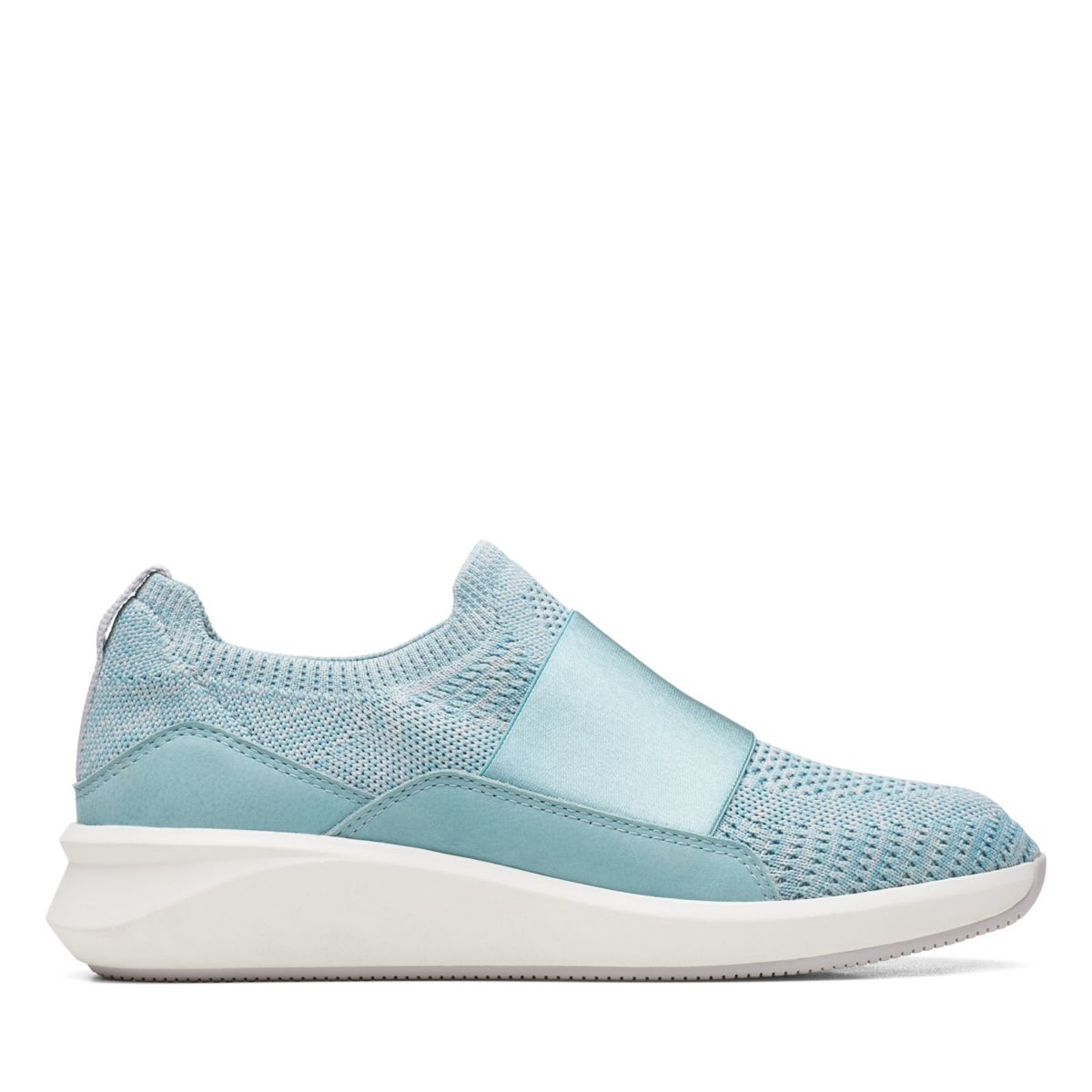 Clarks Un Rio Knit Slip On Türkis | 25249939