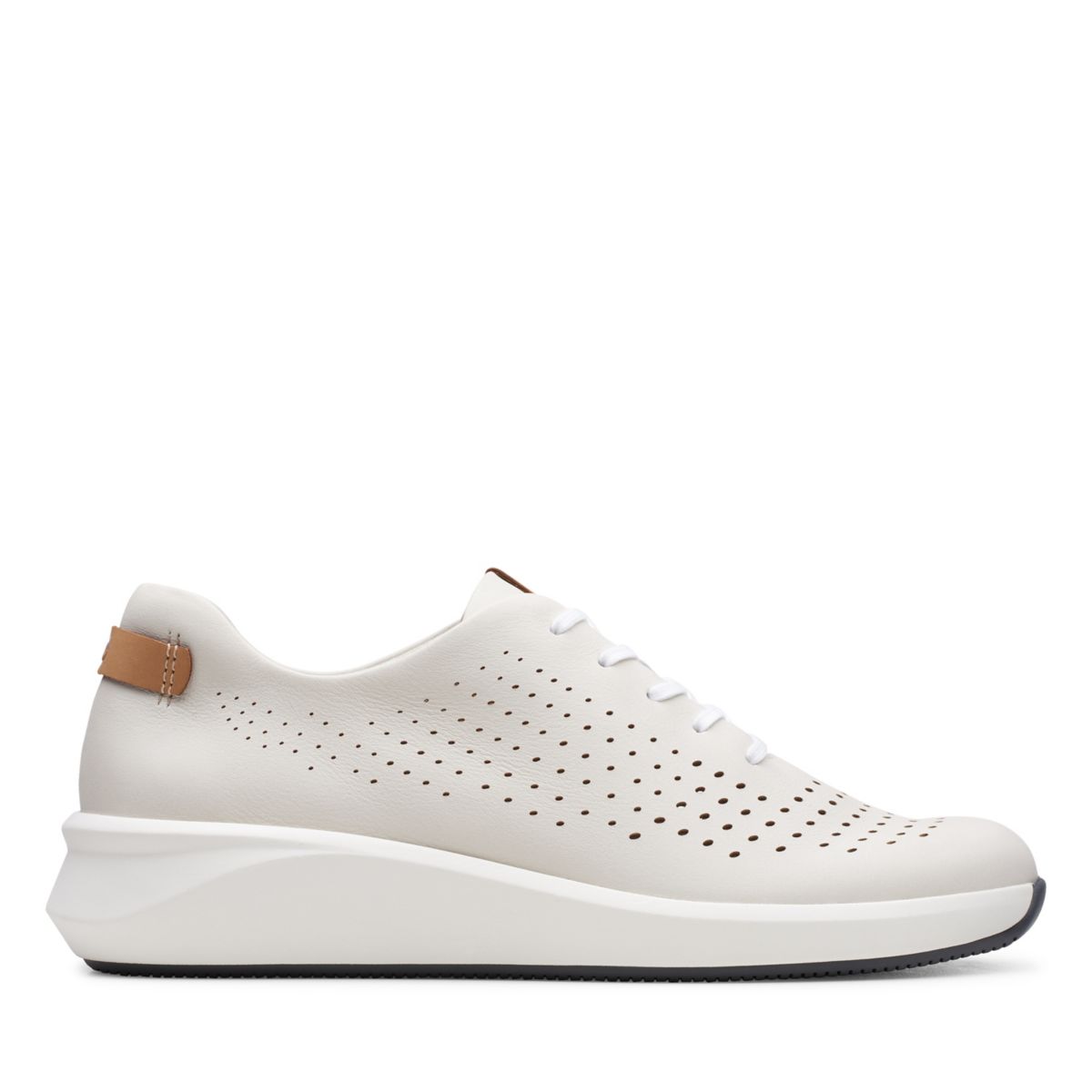 Clarks Un Rio Tie Sneakers Weiß | 26353762