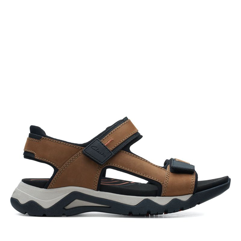 Clarks Wave 2.0 Jump Sandalen Braun | 46531077